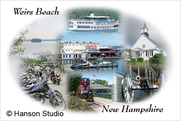 Weirs Beach, NH - Collage